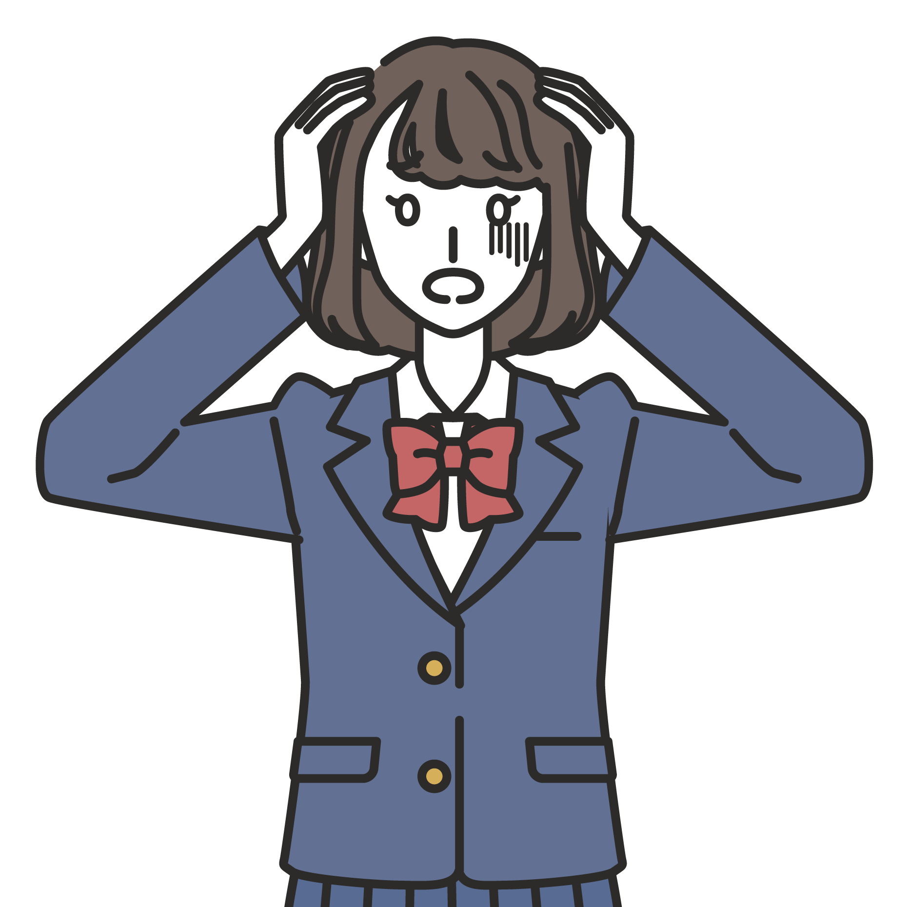 びっくりする_学生