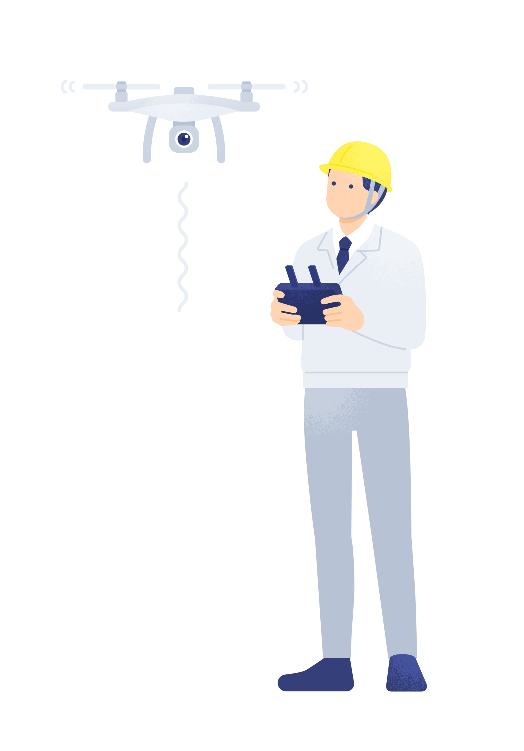 ドローン工事現場